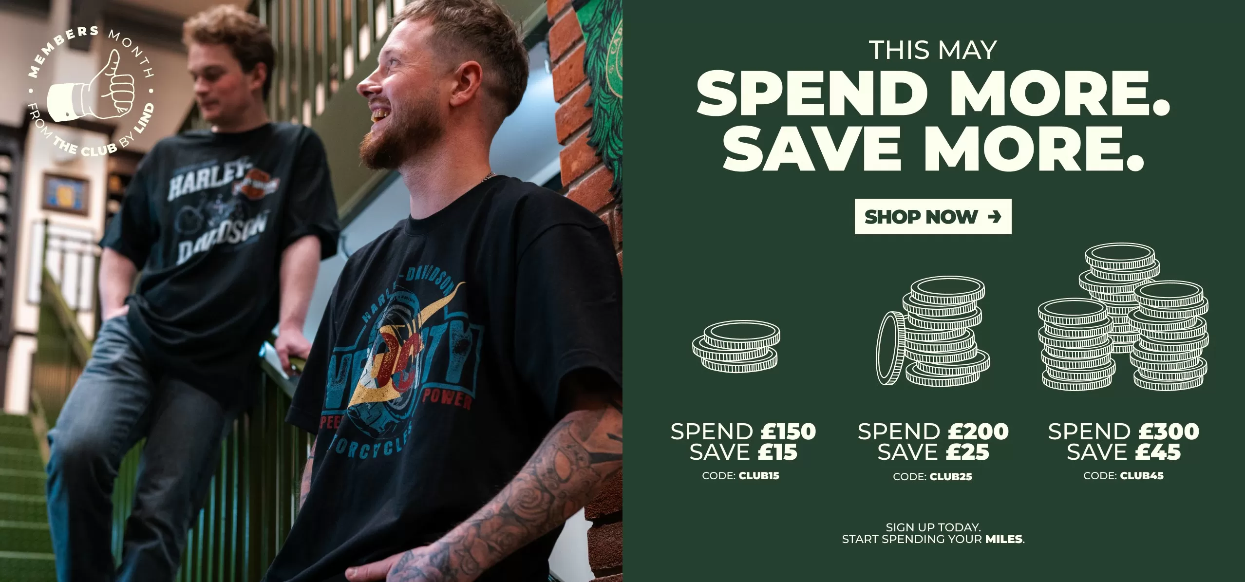 The Club Members Month Up To Â£45 off motorcycle lifestyle