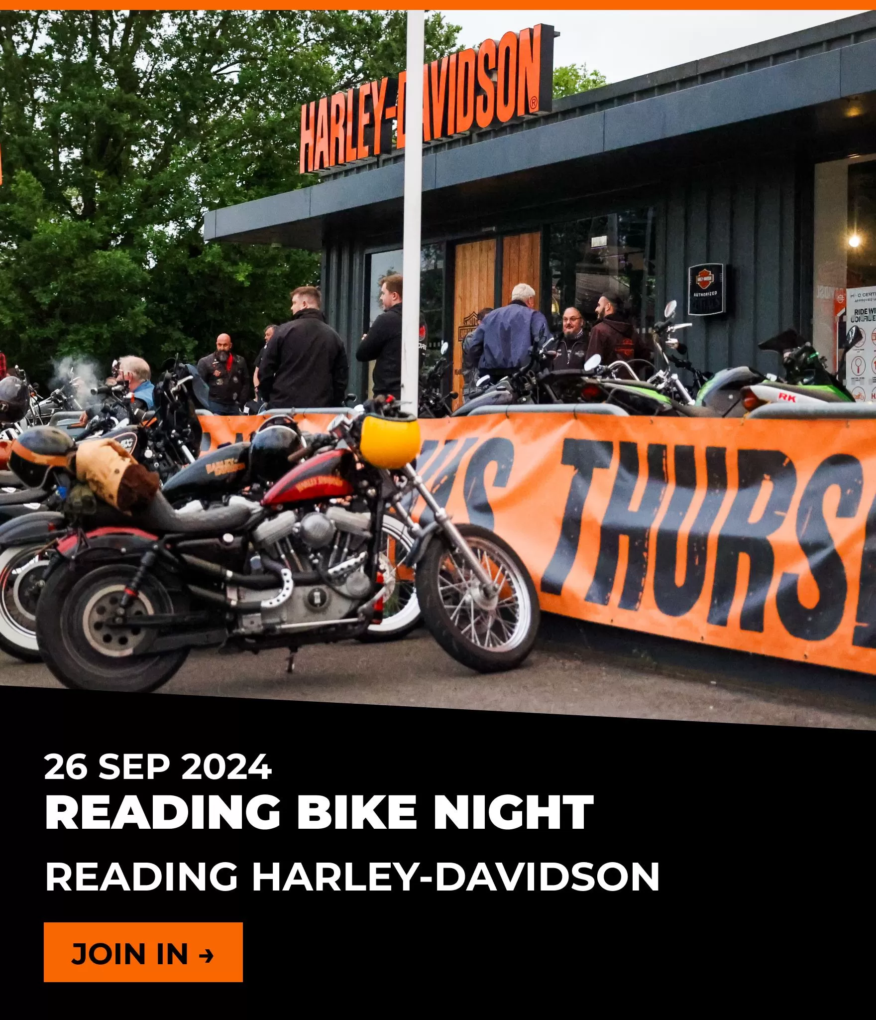 26 September 2024 - Reading Bike Night - Reading Harley-Davidson