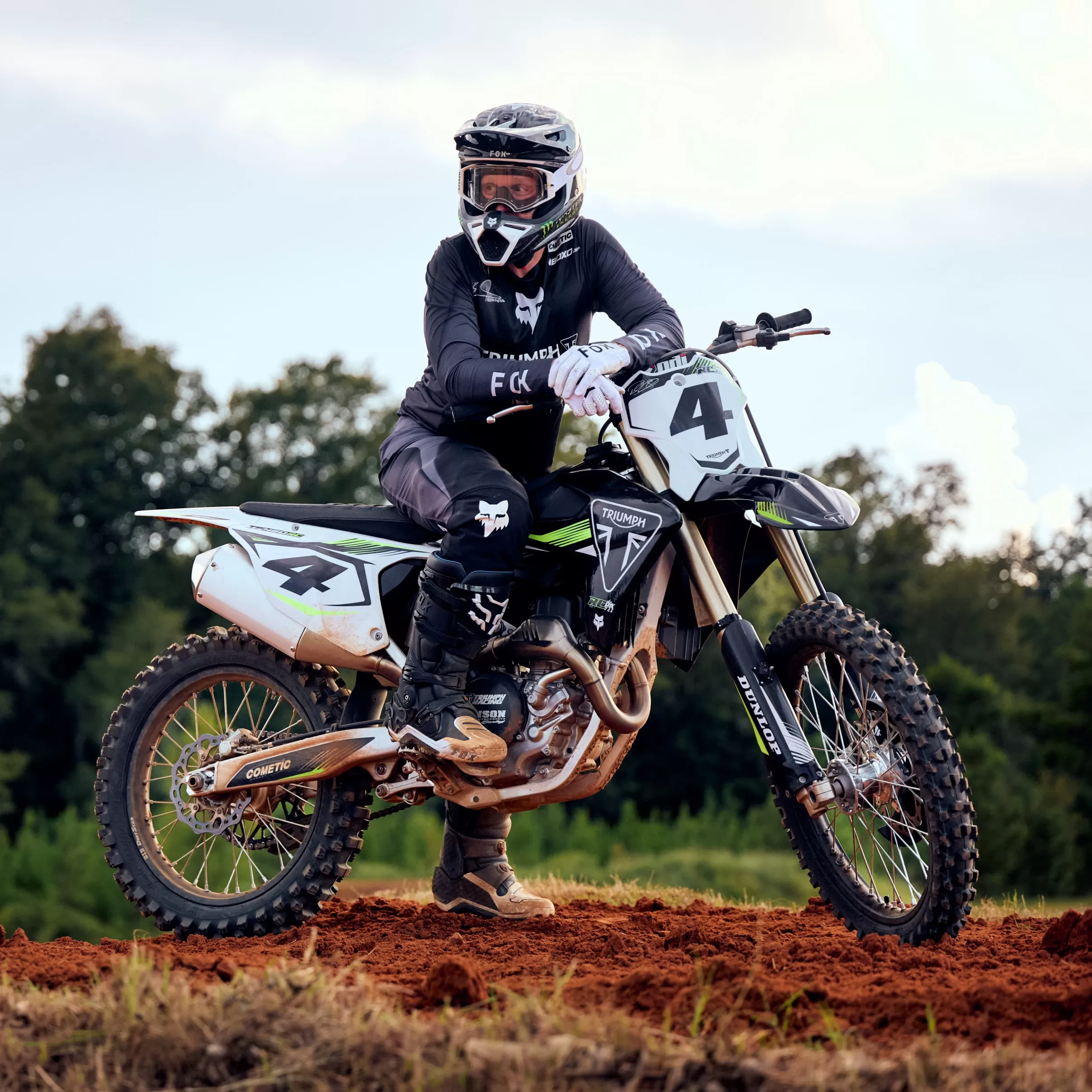 Ricky Carmichael on track with the new TF 450-RCRicky Carmichael on track with the new TF 450-RC