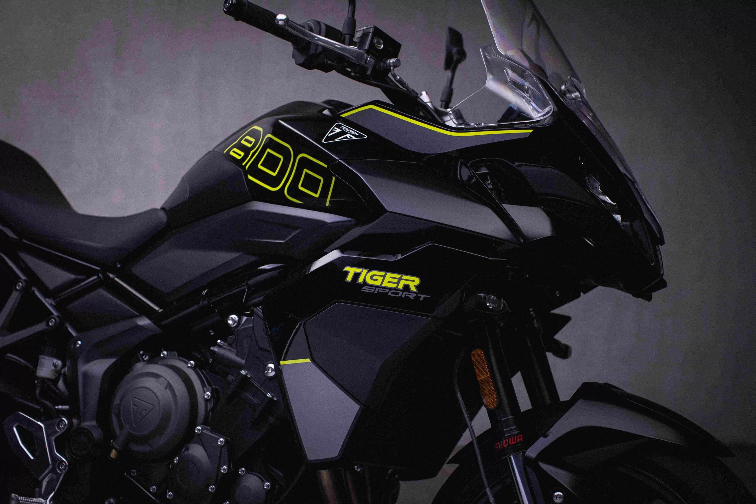 2025 Tiger Sport 800 in Graphite close up