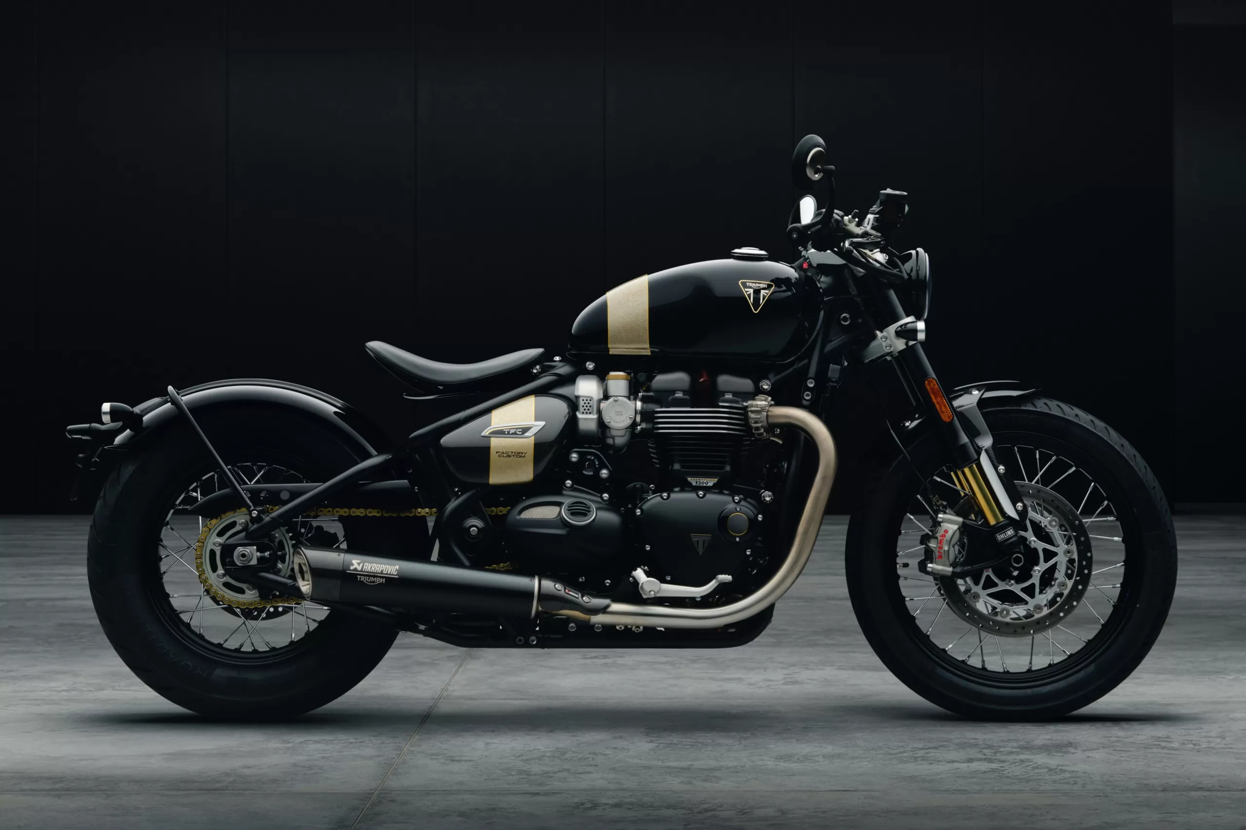 2025 Triumph Bonneville Bobber TFC custom