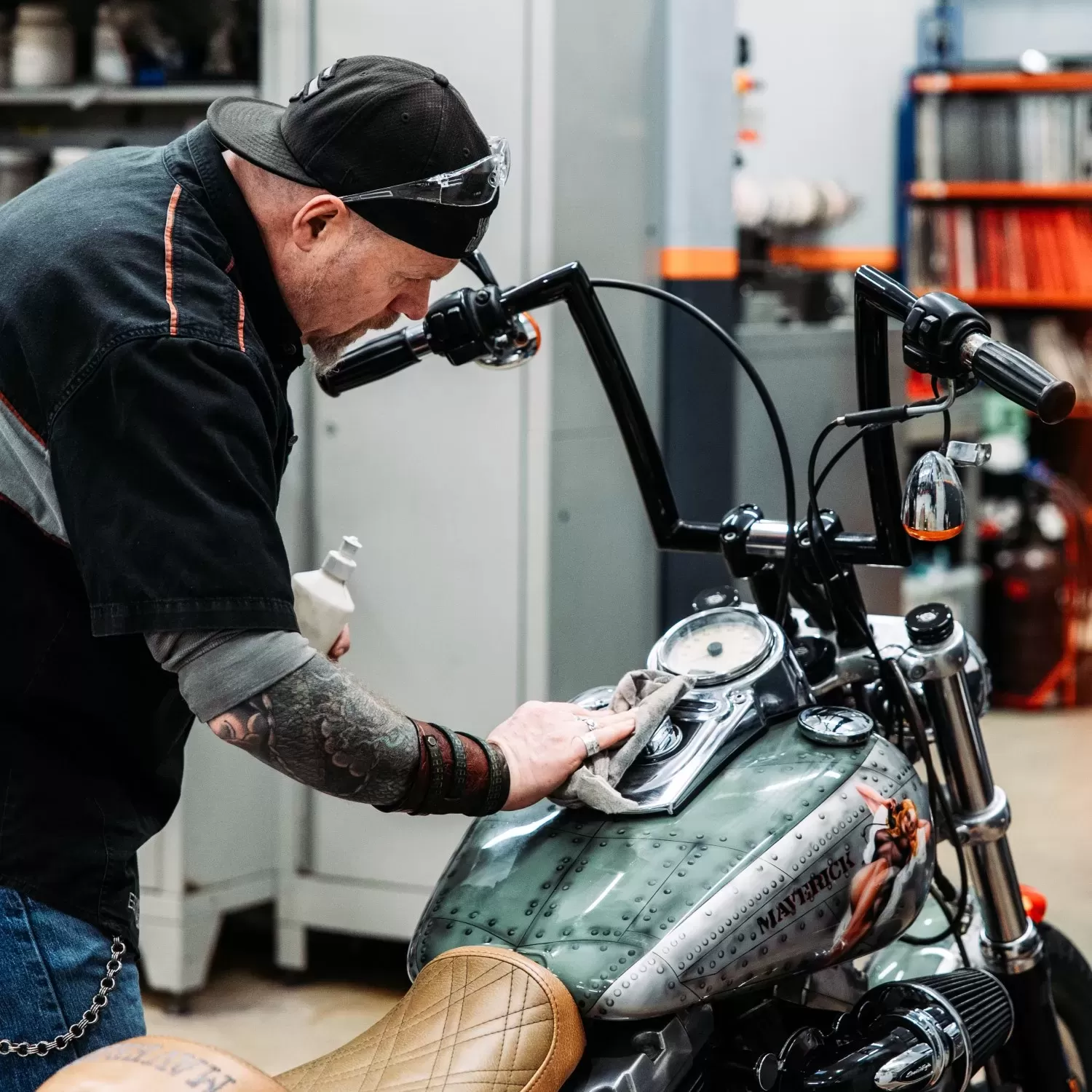 Harley-Davidson Newmarket Workshop Cleaning